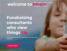 Tablet Screenshot of bloomfornonprofits.com